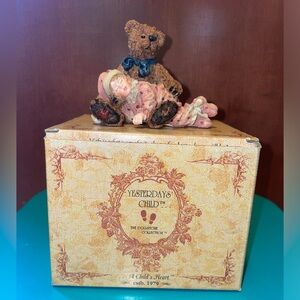 🪆New Bear and Doll Figurine - Brown and Pink